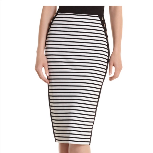 White House Black Market Dresses & Skirts - WHBM Breton striped pencil skirt. FIRM PRICE